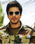 srk happy with army officer role